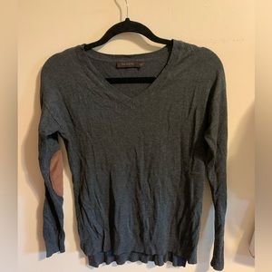 Grey long sleeve shirt with elbow pads